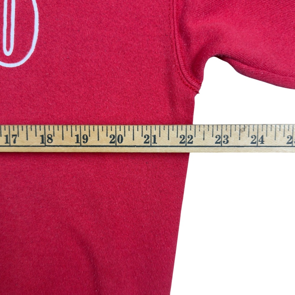 Vtg 90s Marlboro Hoodie Mens Large Red Spellout Tultex USA Made Streetwear - Picture 10 of 12